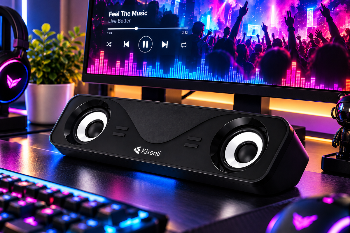 Kisonli I-610 USB Soundbar Speaker