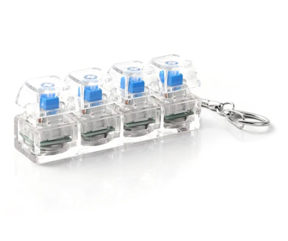 LED Keyboard Keychain Fidget Toys