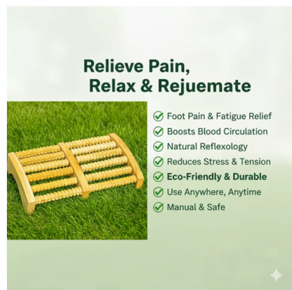Premium Wooden Foot Massage Roller