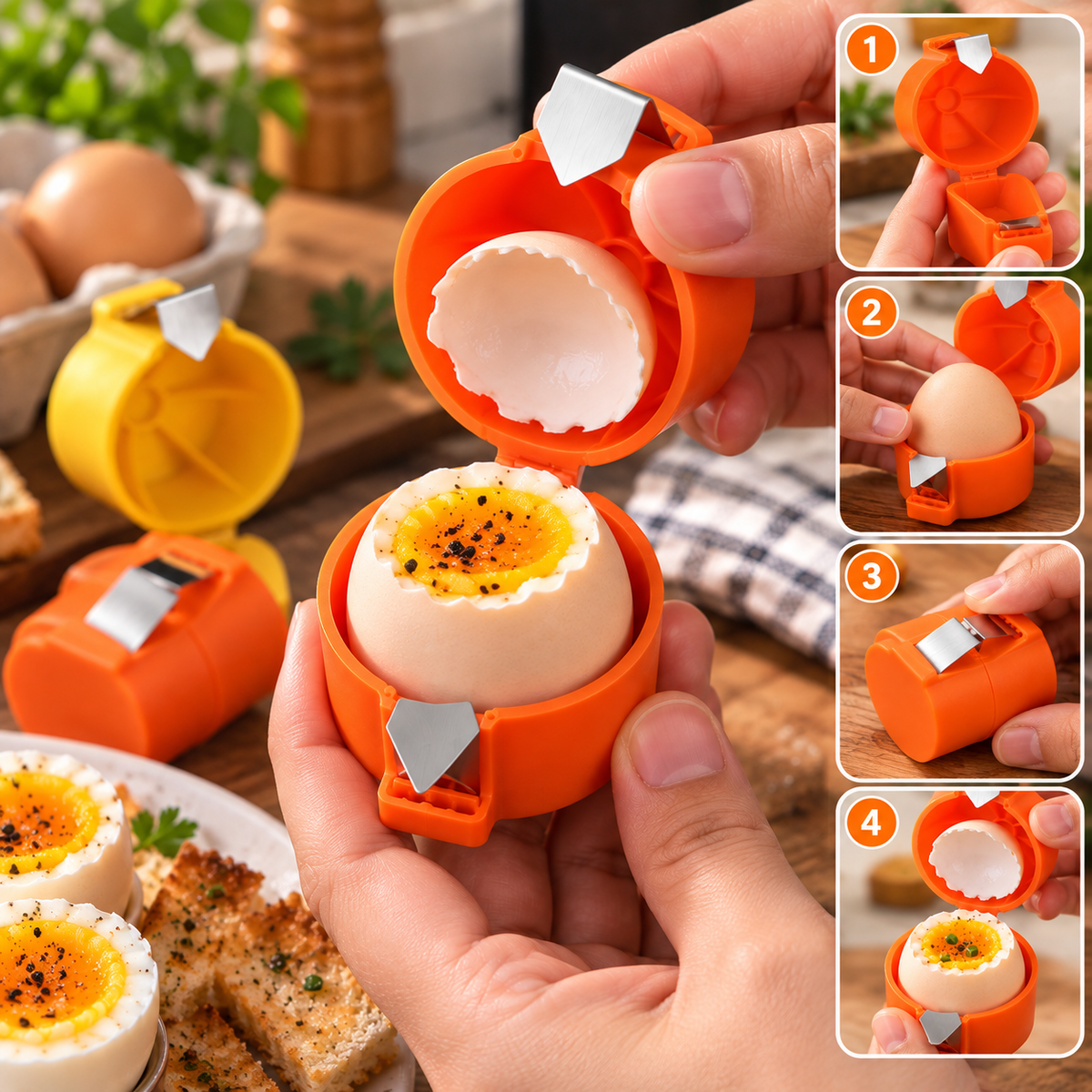 Egg Shell Opener Cutter