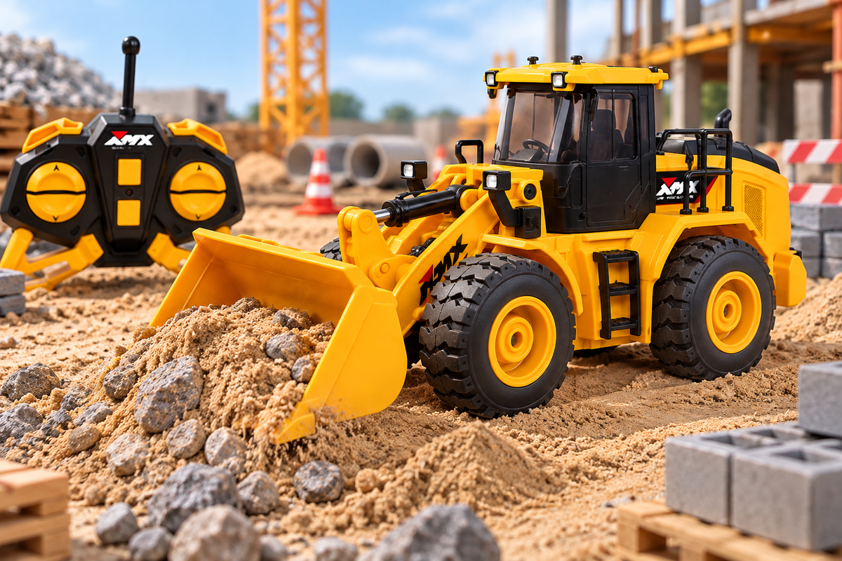6-Channel Remote Control Bulldozer