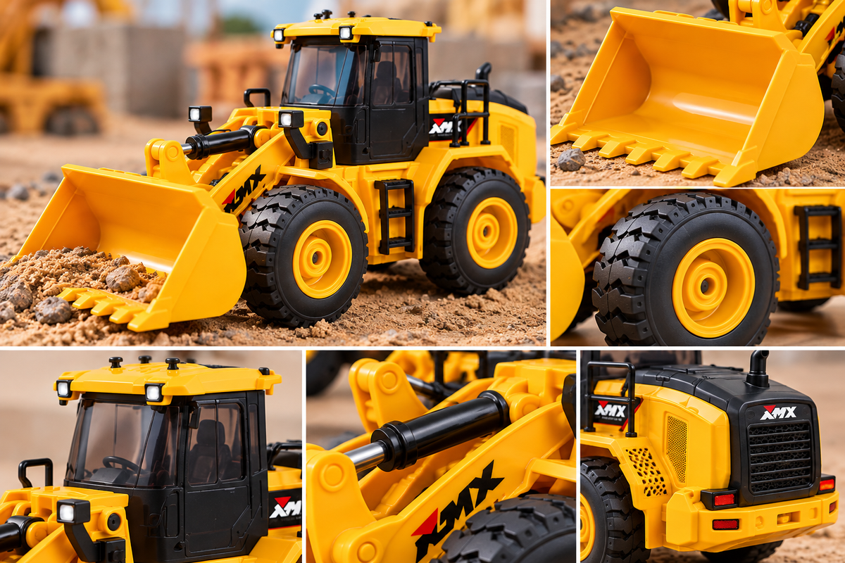 6-Channel Remote Control Bulldozer
